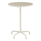 Schaffner Säntis Table haute rabattable ronde Ø80cm h:110cm – Sable Pastel 15 / Sable Pastel 15