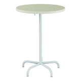 Schaffner Säntis Table haute rabattable ronde Ø80cm h:110cm – Vert Pastel 64 / Bleu Pastel 51