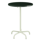 Schaffner Säntis Table haute rabattable ronde Ø80cm h:110cm – Vert Sapin 66 / Vert Pastel 64