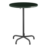 Schaffner Säntis Table haute rabattable ronde Ø80cm h:110cm – Vert Sapin 66 / Anthracite 77