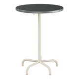 Schaffner Säntis Table haute rabattable ronde Ø80cm h:110cm – Graphite 73 / Sable Pastel 15