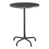 Schaffner Säntis Table haute rabattable ronde Ø80cm h:110cm – Graphite 73 / Anthracite 77
