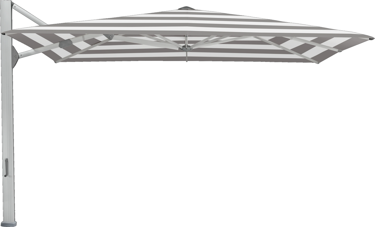 Glatz Parasol AMBIENTE Nova carre Cat.5 570 Steel Stripe