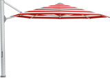 Glatz Parasol AMBIENTE Nova rond Cat.5 800 Red Stripe