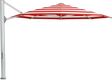 Glatz Parasol AMBIENTE Nova rond Cat.5 800 Red Stripe