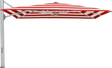 Glatz Parasol AMBIENTE Nova carre Cat.5 800 Red Stripe