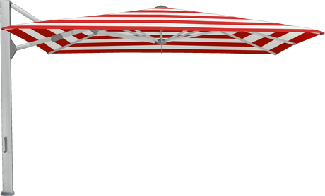 Glatz Parasol AMBIENTE Nova carre Cat.5 800 Red Stripe