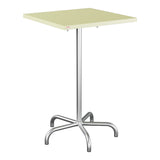 Schaffner Säntis Table haute rabattable 70x70cm h:110cm – Jaune Buis 18 / Galvanisé à chaud 02