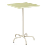 Schaffner Säntis Table haute rabattable 70x70cm h:110cm – Jaune Buis 18 / Sable Pastel 15