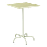 Schaffner Säntis Table haute rabattable 70x70cm h:110cm – Jaune Buis 18 / Vert Pastel 64