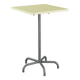 Schaffner Säntis Table haute rabattable 70x70cm h:110cm – Jaune Buis 18 / Graphite 73