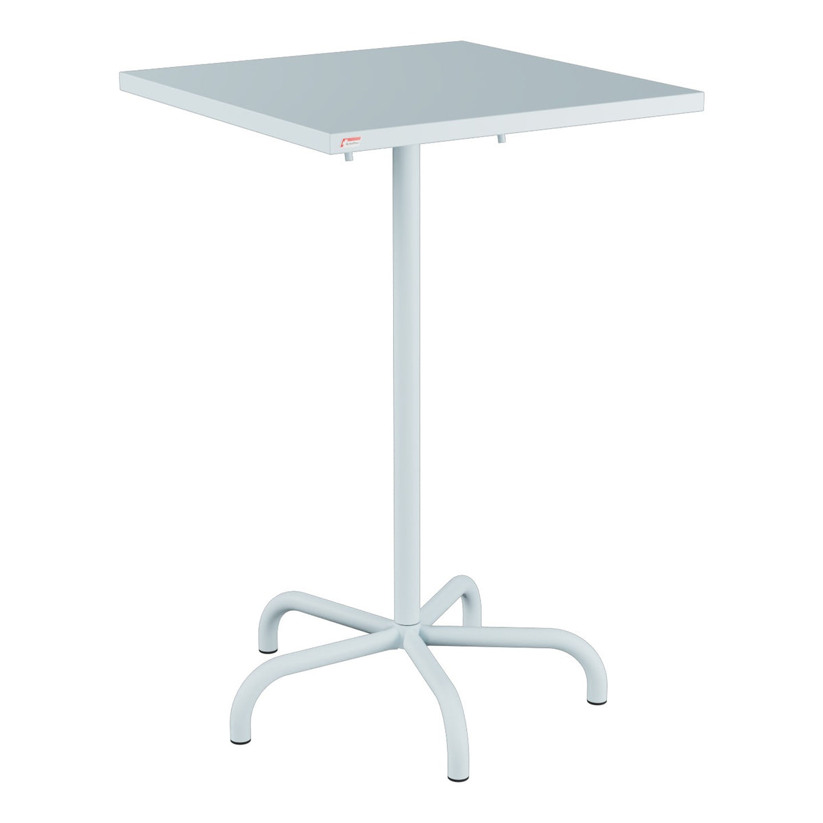 Schaffner Säntis Table haute rabattable 70x70cm h:110cm – Bleu Pastel 51 / Bleu Pastel 51