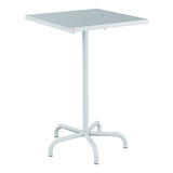 Schaffner Säntis Table haute rabattable 70x70cm h:110cm – Bleu Pastel 51 / Bleu Pastel 51