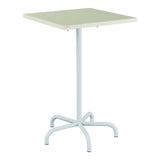 Schaffner Säntis Table haute rabattable 70x70cm h:110cm – Vert Pastel 64 / Bleu Pastel 51