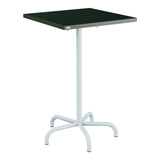Schaffner Säntis Table haute rabattable 70x70cm h:110cm – Vert Sapin 66 / Bleu Pastel 51