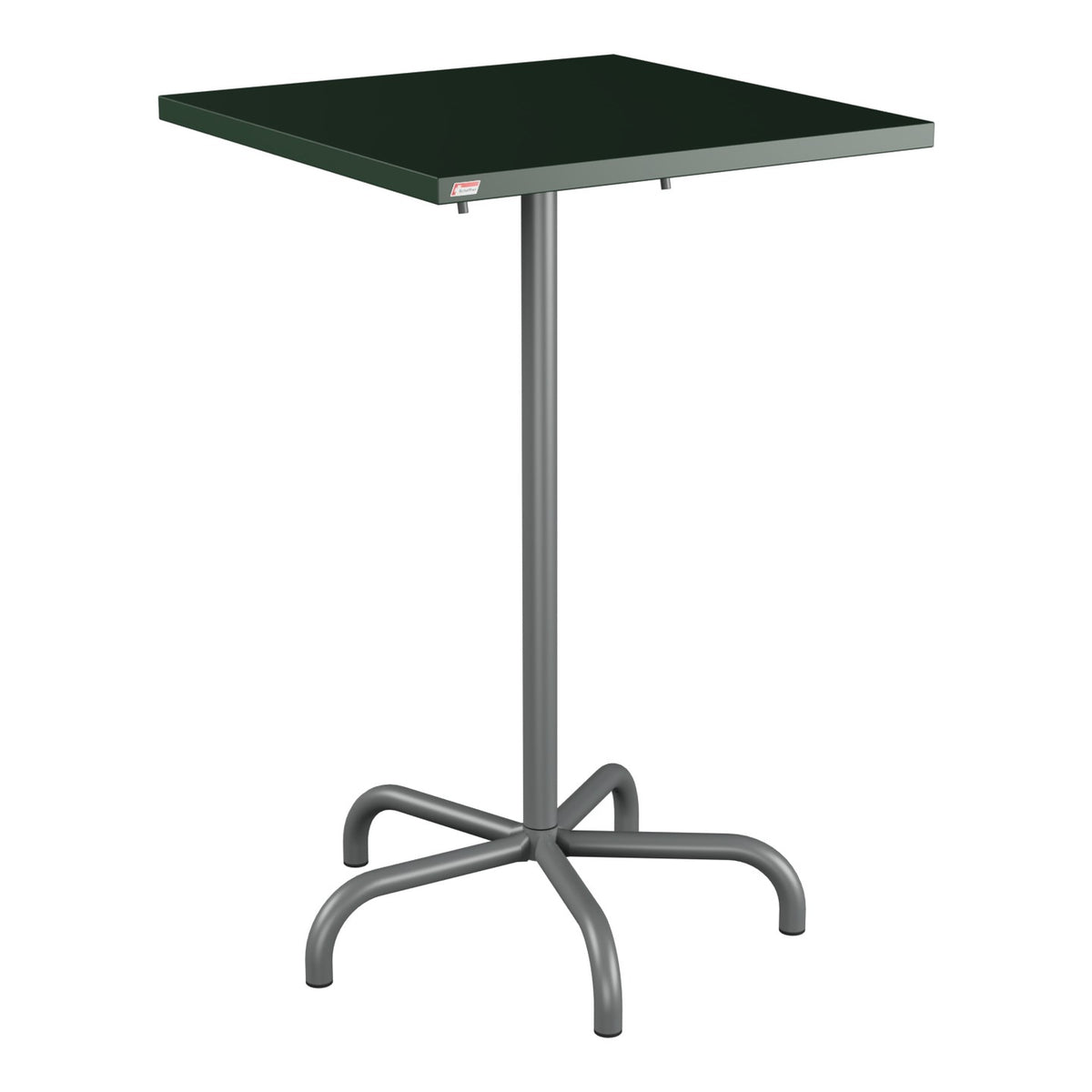 Schaffner Säntis Table haute rabattable 70x70cm h:110cm – Vert Sapin 66 / Graphite 73