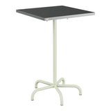 Schaffner Säntis Table haute rabattable 70x70cm h:110cm – Graphite 73 / Vert Pastel 64