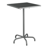 Schaffner Säntis Table haute rabattable 70x70cm h:110cm – Graphite 73 / Graphite 73
