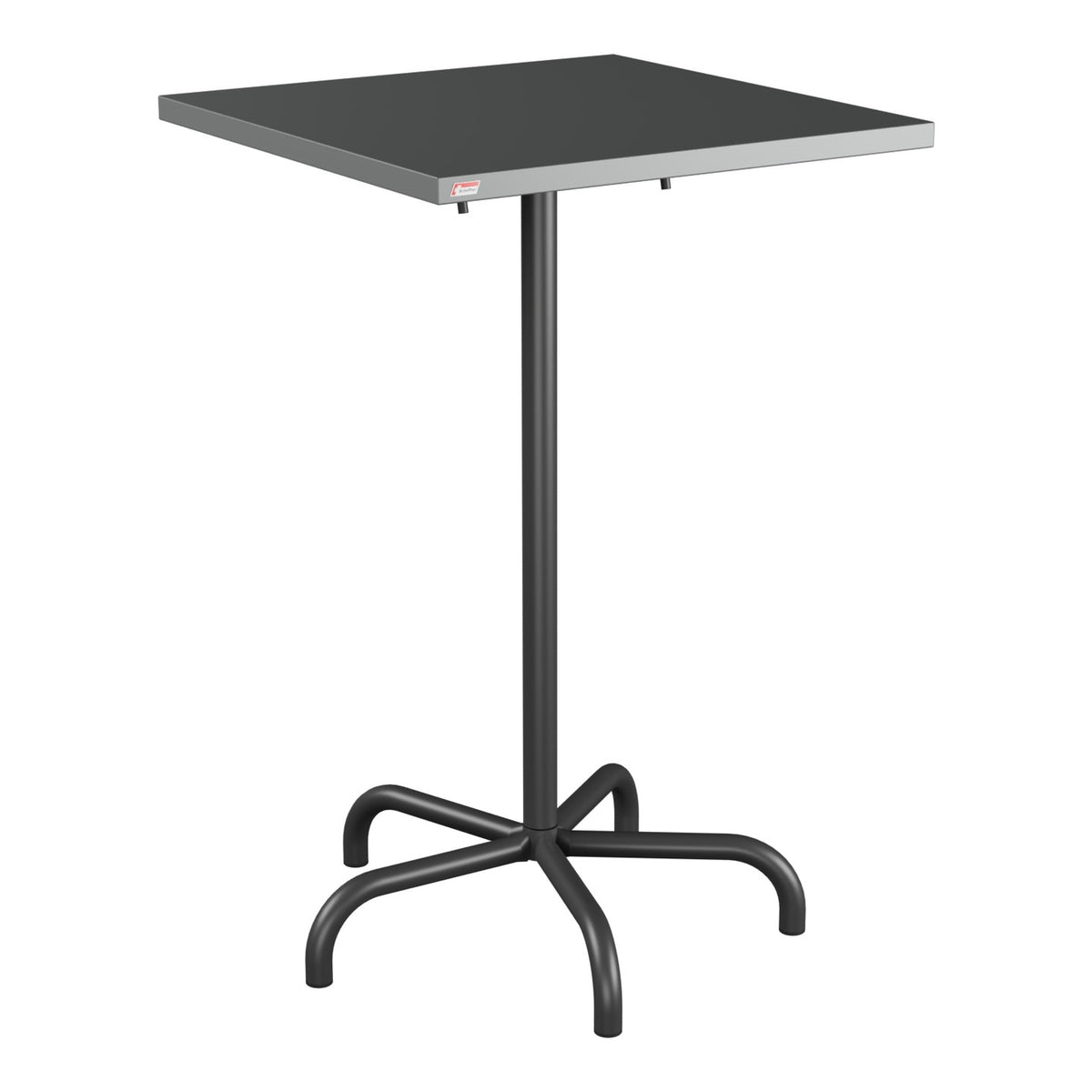 Schaffner Säntis Table haute rabattable 70x70cm h:110cm – Graphite 73 / Anthracite 77