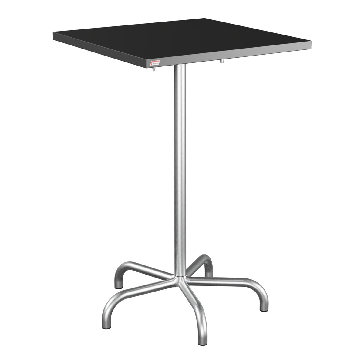 Schaffner Säntis Table haute rabattable 70x70cm h:110cm – Anthracite 77 / Galvanisé à chaud 02