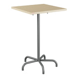 Schaffner Säntis Table haute rabattable 70x70cm h:110cm – Marron Pastel 83 / Graphite 73