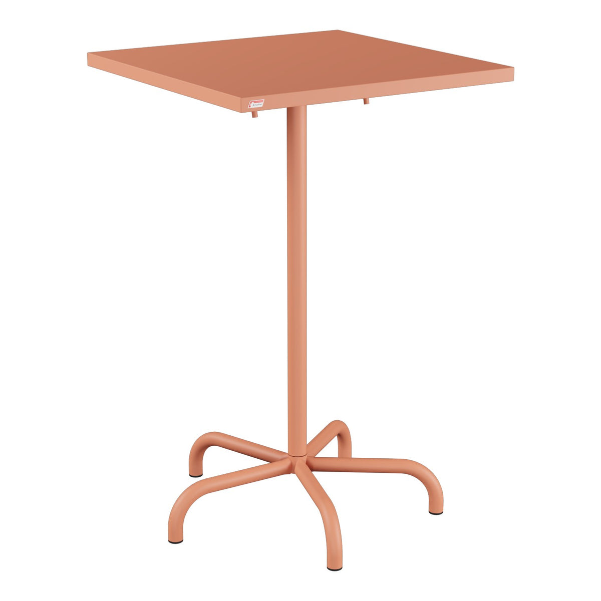 Schaffner Säntis Table haute rabattable 70x70cm h:110cm – Terracotta 84 / Terracotta 84