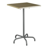 Schaffner Säntis Table haute rabattable 70x70cm h:110cm – Champagne 85 / Graphite 73