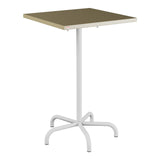 Schaffner Säntis Table haute rabattable 70x70cm h:110cm – Champagne 85 / Gris Argent 78