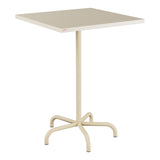 Schaffner Säntis Table haute rabattable 80x80cm h:110cm – Sable Pastel 15 / Marron Pastel 83