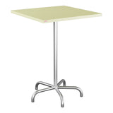 Schaffner Säntis Table haute rabattable 80x80cm h:110cm – Jaune Buis 18 / Galvanisé à chaud 02