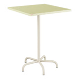 Schaffner Säntis Table haute rabattable 80x80cm h:110cm – Jaune Buis 18 / Sable Pastel 15