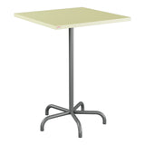 Schaffner Säntis Table haute rabattable 80x80cm h:110cm – Jaune Buis 18 / Graphite 73