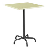 Schaffner Säntis Table haute rabattable 80x80cm h:110cm – Jaune Buis 18 / Anthracite 77