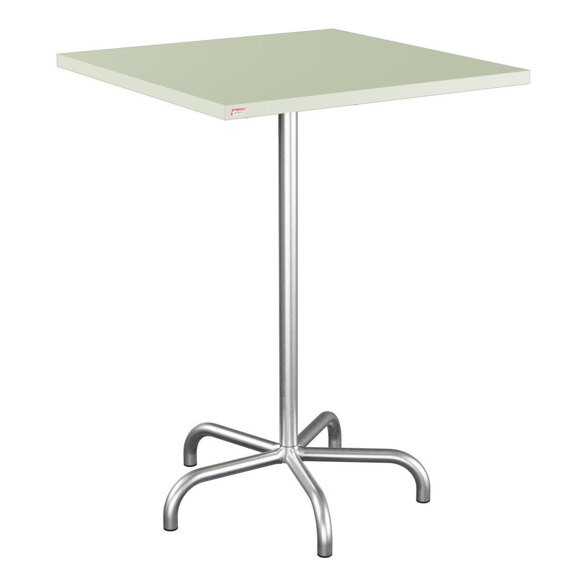 Schaffner Säntis Table haute rabattable 80x80cm h:110cm – Vert Pastel 64 / Galvanisé à chaud 02