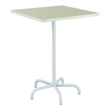 Schaffner Säntis Table haute rabattable 80x80cm h:110cm – Vert Pastel 64 / Bleu Pastel 51