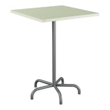 Schaffner Säntis Table haute rabattable 80x80cm h:110cm – Vert Pastel 64 / Graphite 73