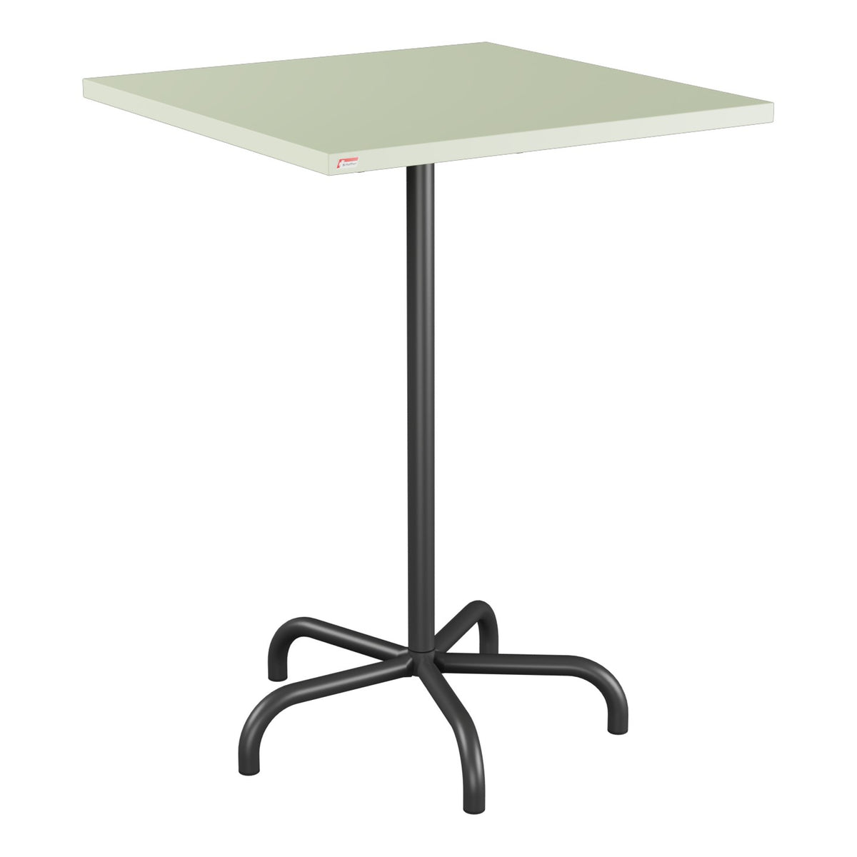 Schaffner Säntis Table haute rabattable 80x80cm h:110cm – Vert Pastel 64 / Anthracite 77