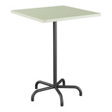Schaffner Säntis Table haute rabattable 80x80cm h:110cm – Vert Pastel 64 / Anthracite 77