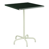 Schaffner Säntis Table haute rabattable 80x80cm h:110cm – Vert Sapin 66 / Vert Pastel 64