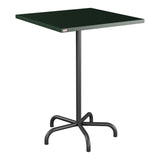 Schaffner Säntis Table haute rabattable 80x80cm h:110cm – Vert Sapin 66 / Anthracite 77