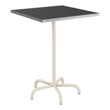 Schaffner Säntis Table haute rabattable 80x80cm h:110cm – Graphite 73 / Sable Pastel 15