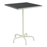Schaffner Säntis Table haute rabattable 80x80cm h:110cm – Graphite 73 / Vert Pastel 64