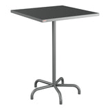 Schaffner Säntis Table haute rabattable 80x80cm h:110cm – Graphite 73 / Graphite 73