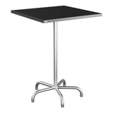 Schaffner Säntis Table haute rabattable 80x80cm h:110cm – Anthracite 77 / Galvanisé à chaud 02