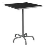 Schaffner Säntis Table haute rabattable 80x80cm h:110cm – Anthracite 77 / Graphite 73