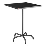 Schaffner Säntis Table haute rabattable 80x80cm h:110cm – Anthracite 77 / Anthracite 77