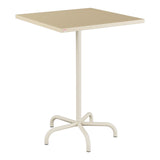 Schaffner Säntis Table haute rabattable 80x80cm h:110cm – Marron Pastel 83 / Sable Pastel 15