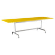 Schaffner Säntis Table repas rabattable 240x80cm – Jaune 11 / Galvanisé à chaud 02