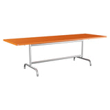 Schaffner Säntis Table repas rabattable 240x80cm – Orange 13 / Galvanisé à chaud 02