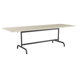 Schaffner Säntis Table repas rabattable 240x80cm – Sable Pastel 15 / Anthracite 77